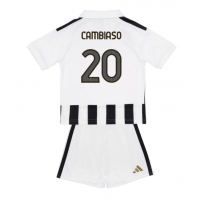 Dres Juventus Andrea Cambiaso #20 Domáci pre deti 2026-27 Krátky Rukáv (+ trenírky)